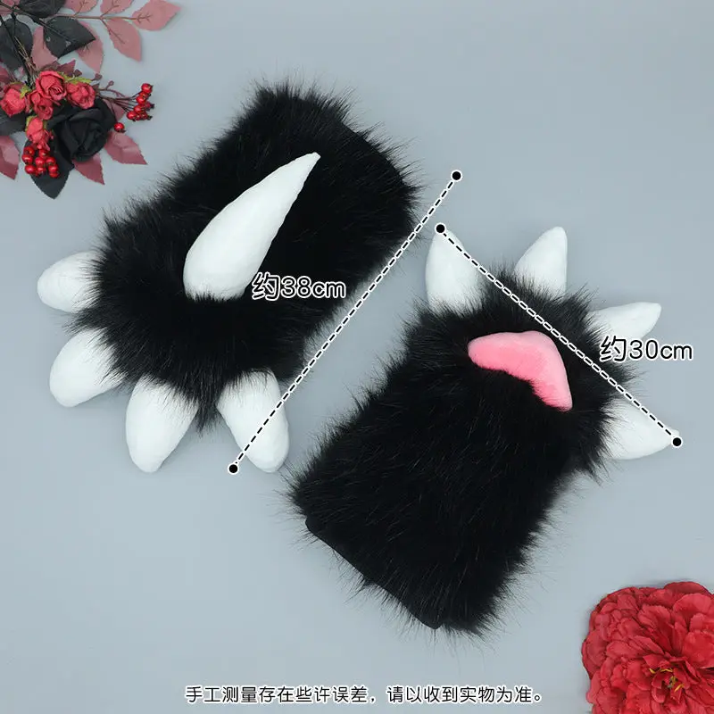 Animal claw furry gloves cos cute fursuit - Image 4