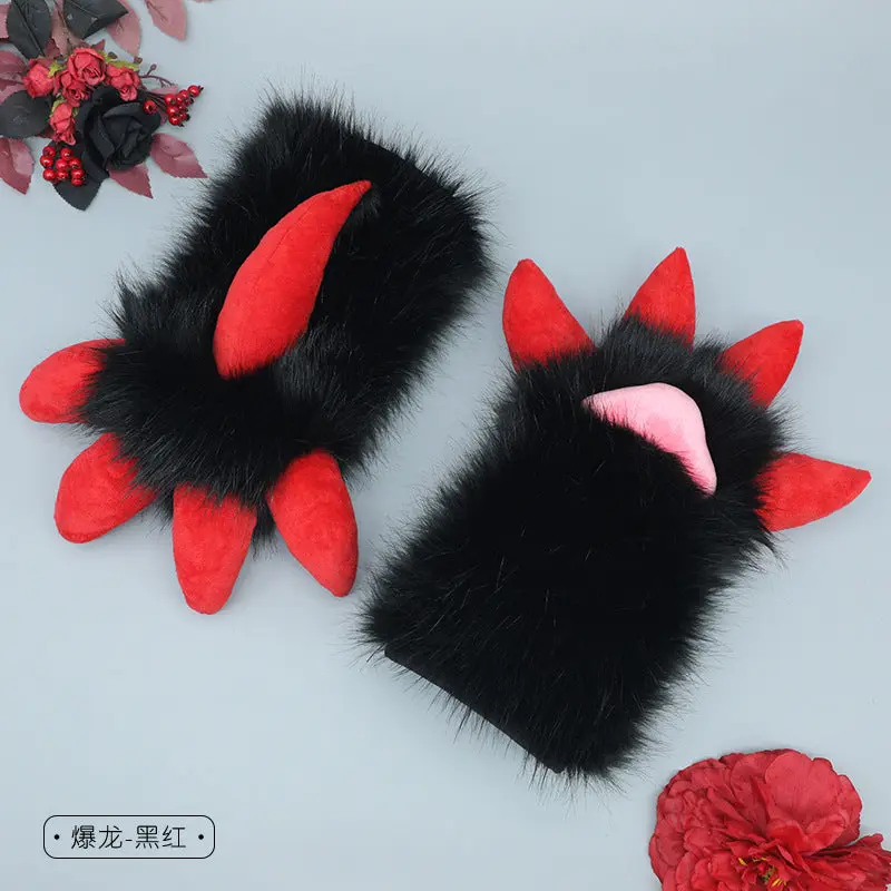 Animal claw furry gloves cos cute fursuit - Image 6