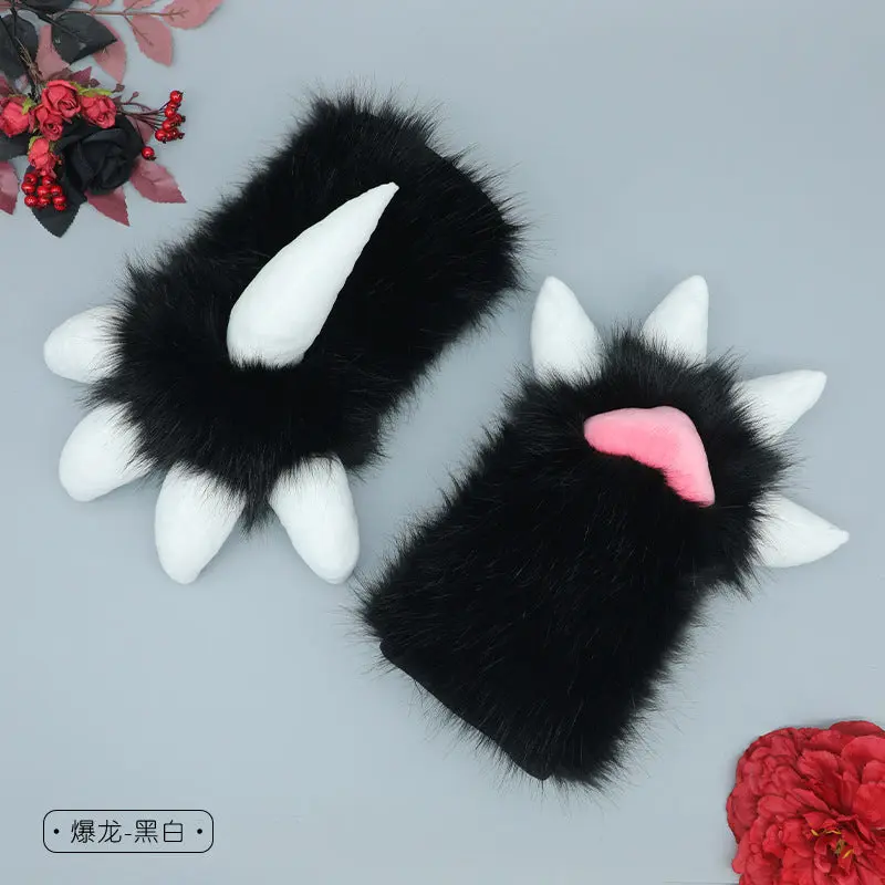 Animal claw furry gloves cos cute fursuit - Image 7