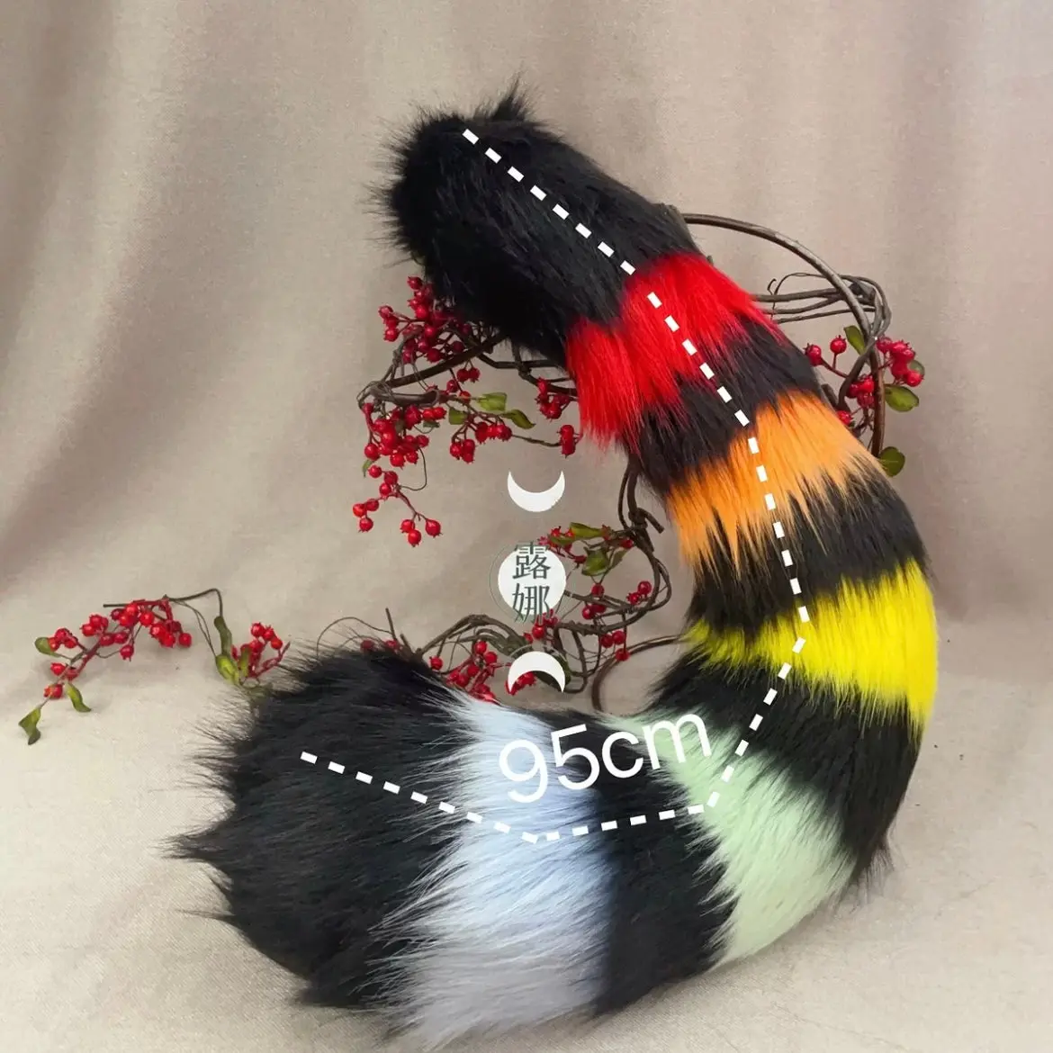 Animal ears tail claws Christmas rabbit elk rainbow cat - Image 8
