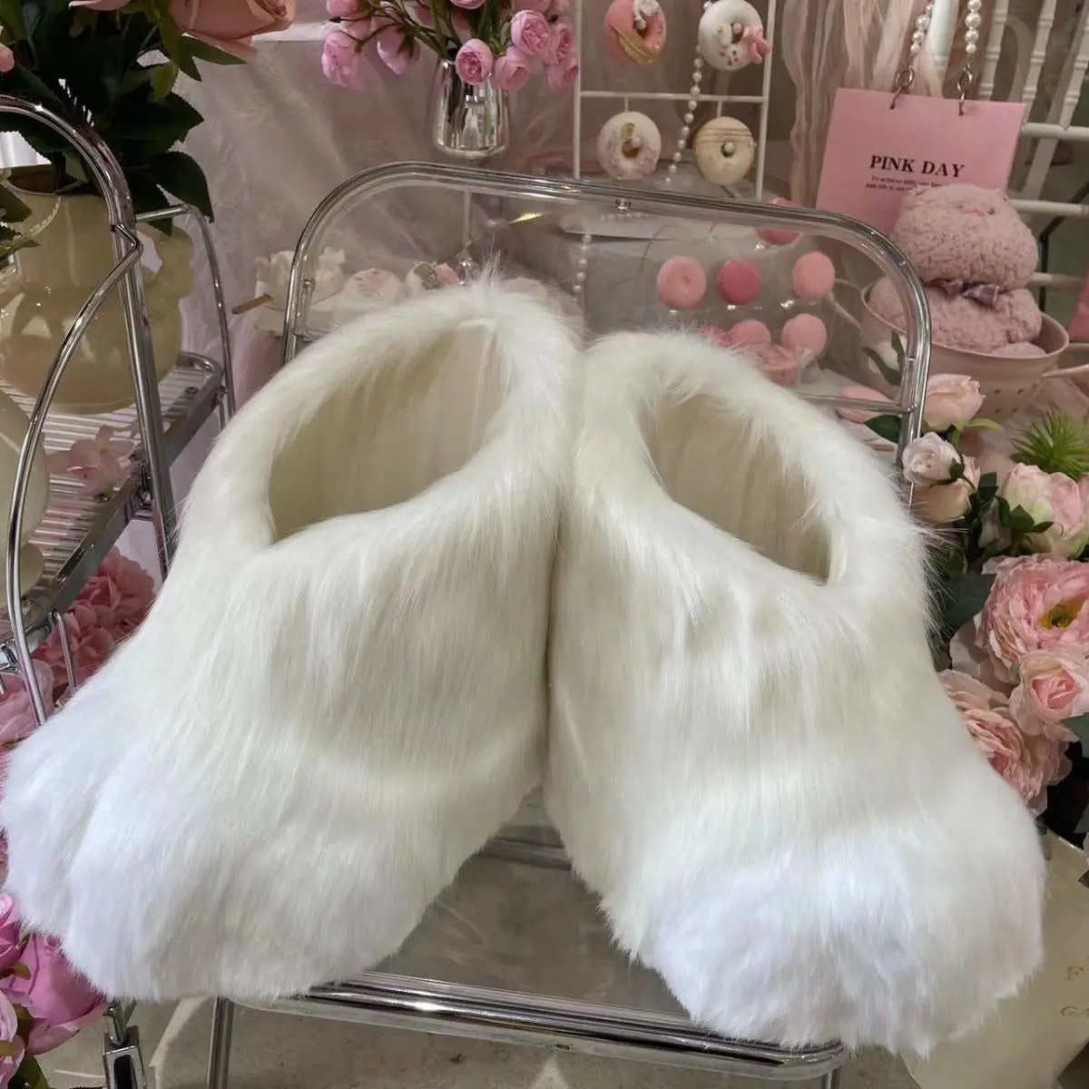 animal foot animal paw plush shoes cosplay animal foot - Image 3