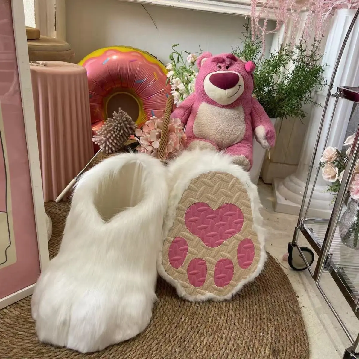 animal foot animal paw plush shoes cosplay animal foot - Image 4