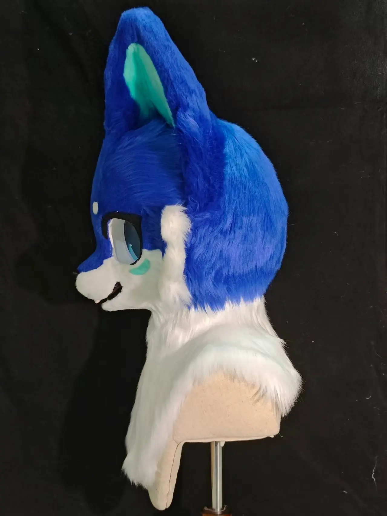 Blue Puppy Kemono Head Fursuit - Image 3