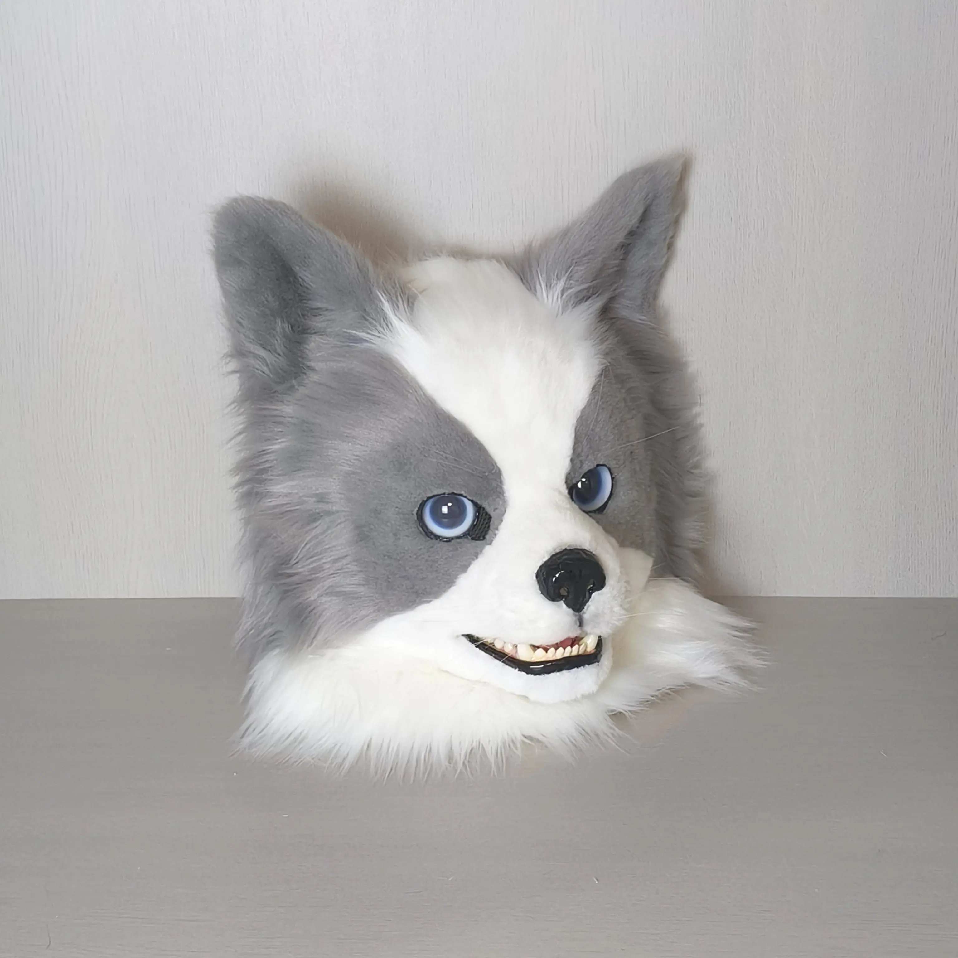 Border Collie Realistic Head Fursuit - Image 3