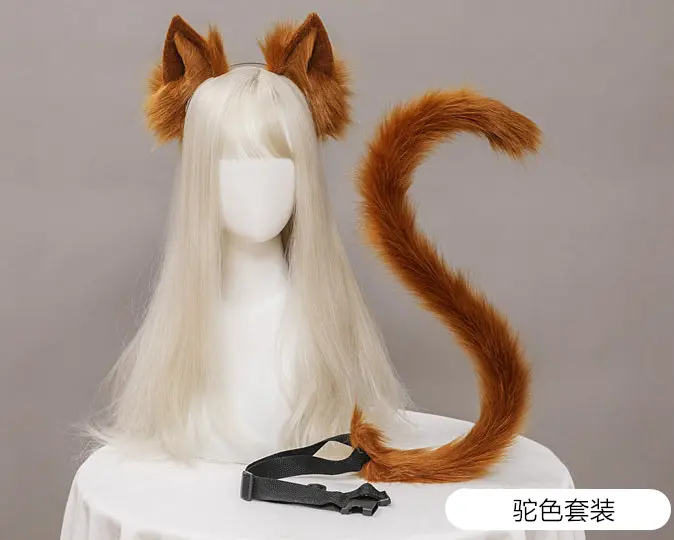Cat ears cat tail cosplay tail - Image 3