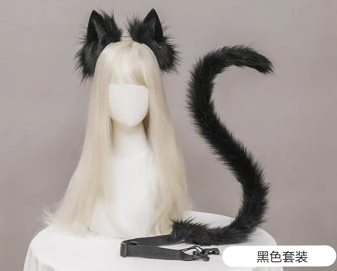 Cat ears cat tail cosplay tail - Image 6