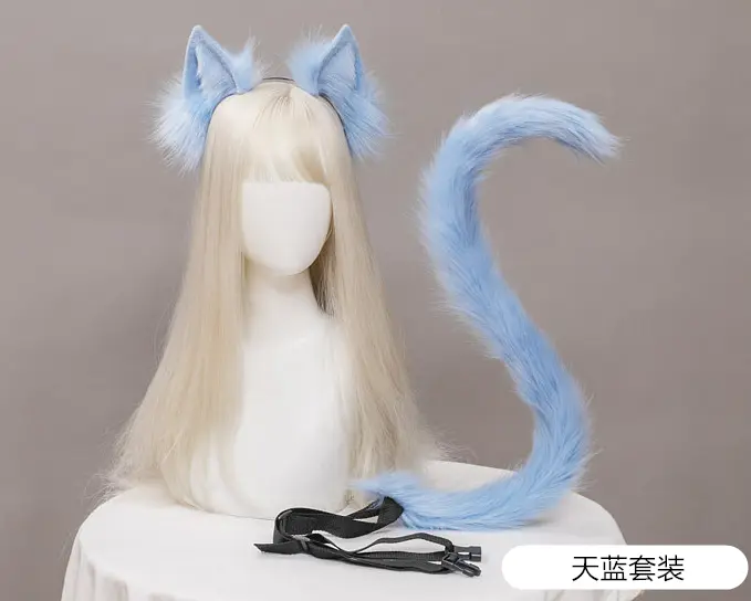 Cat ears cat tail cosplay tail - Image 7