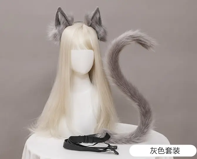 Cat ears cat tail cosplay tail - Image 8