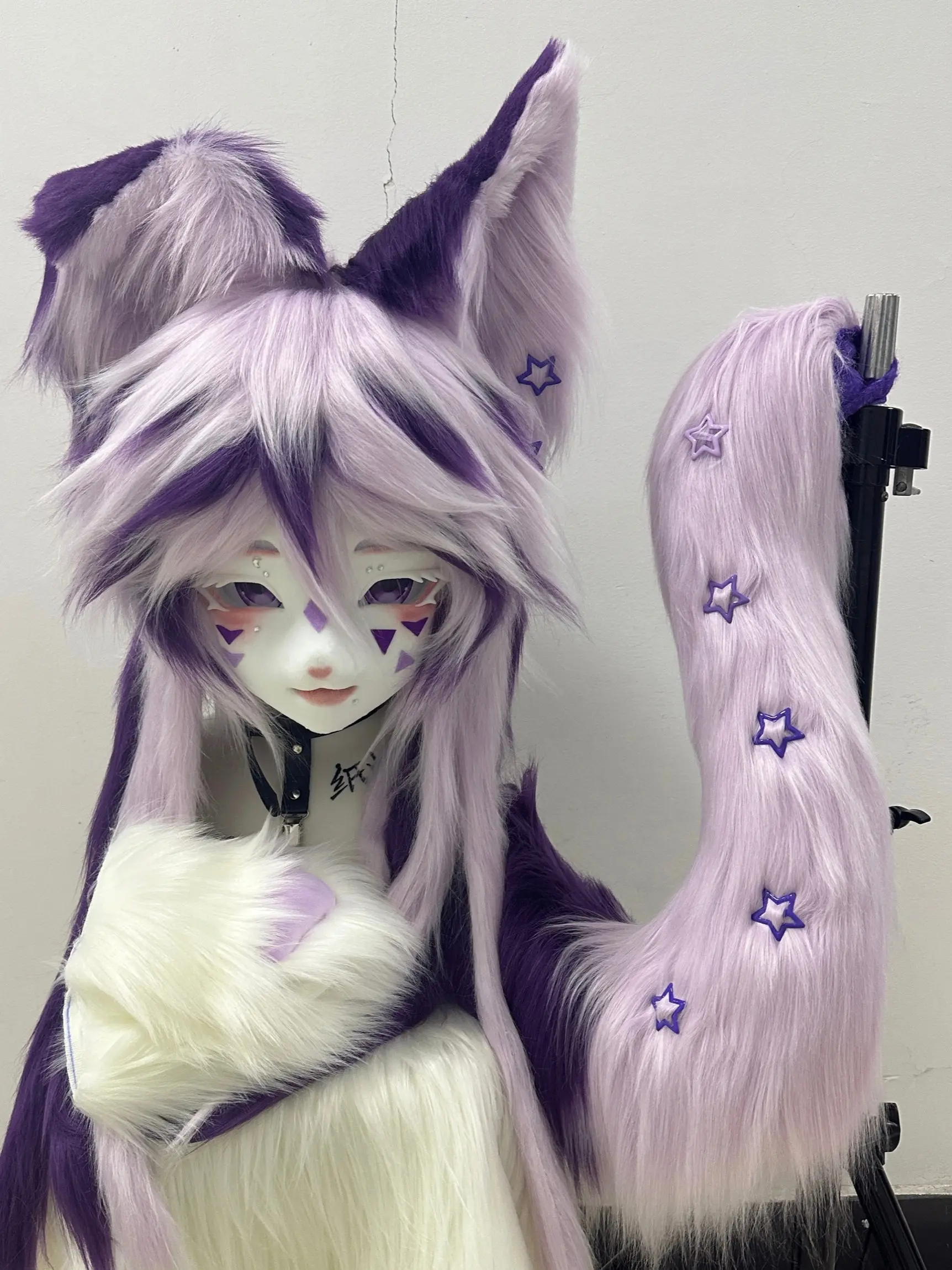 [Collection] Wolf Kig Head Fursuit (Gift Handpaws+Tail) - Image 3