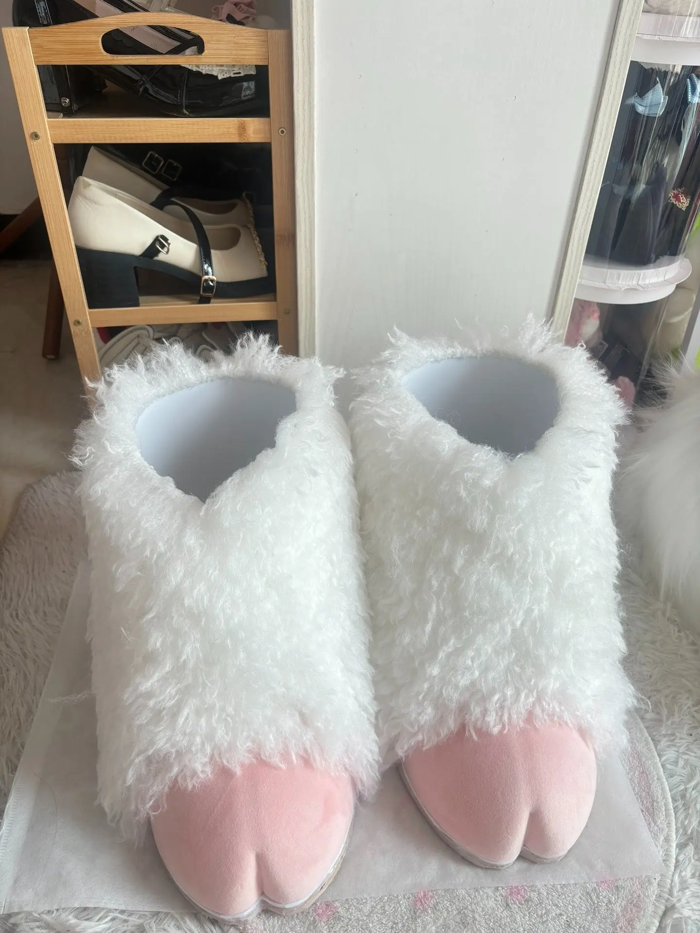Custom long toss sheep feet kig sheep feet animal suit sheep feet - Image 4