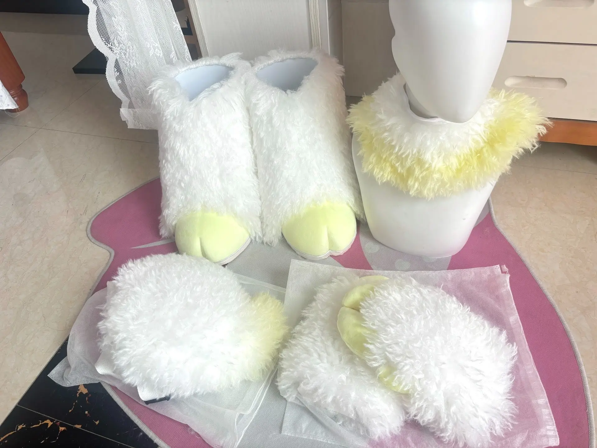 Custom long toss sheep feet kig sheep feet animal suit sheep feet - Image 7