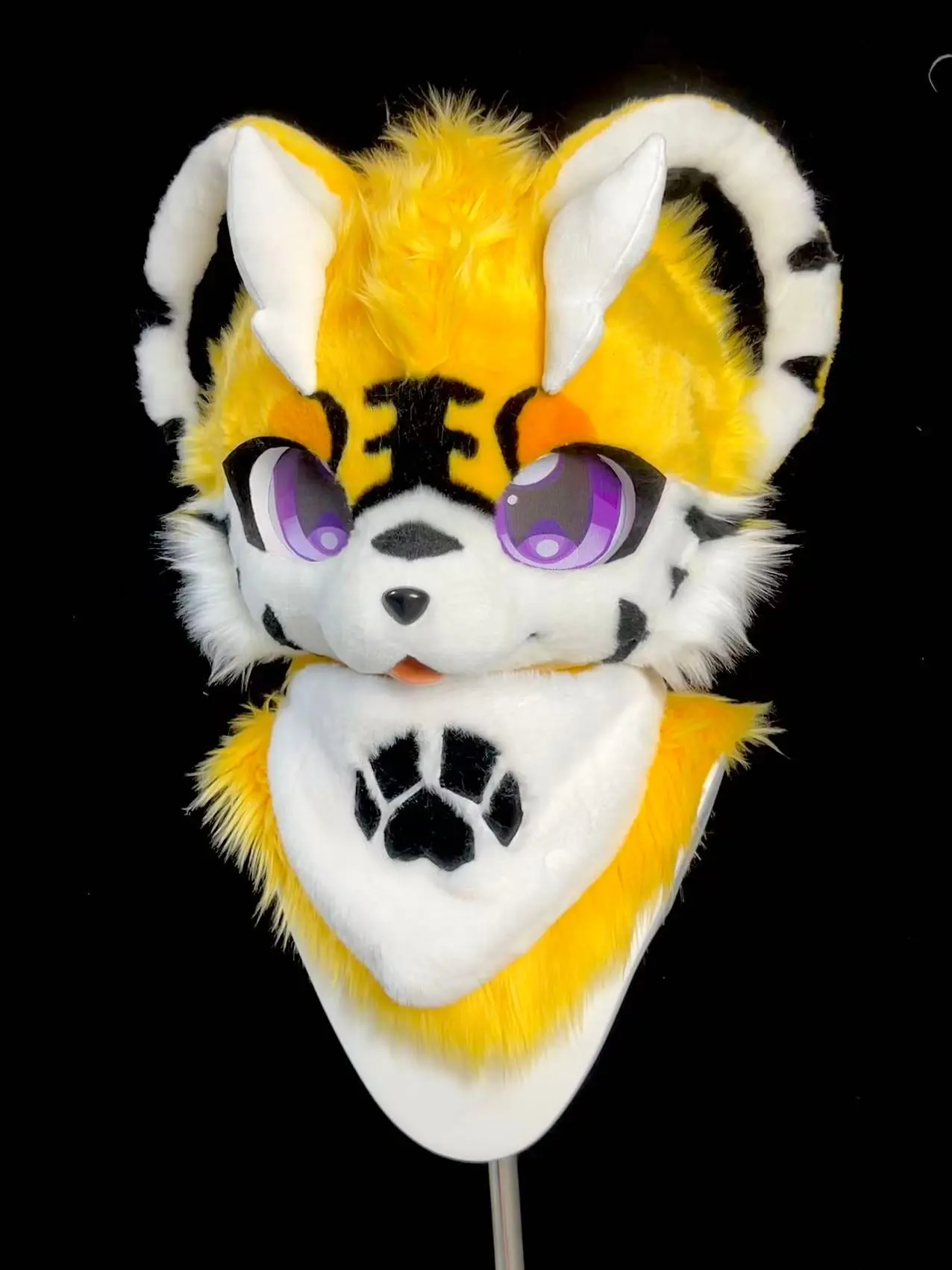 Cute Tiger Kemono Head Fursuit - Image 4
