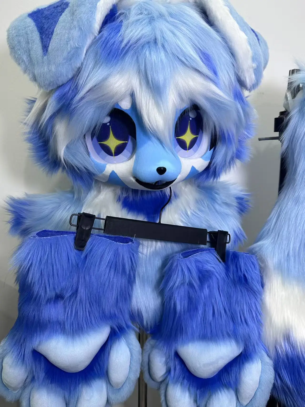 Deep Blue Star Puppy Kemono Head Fursuit (Gift Handpaws+Tail) - Image 3