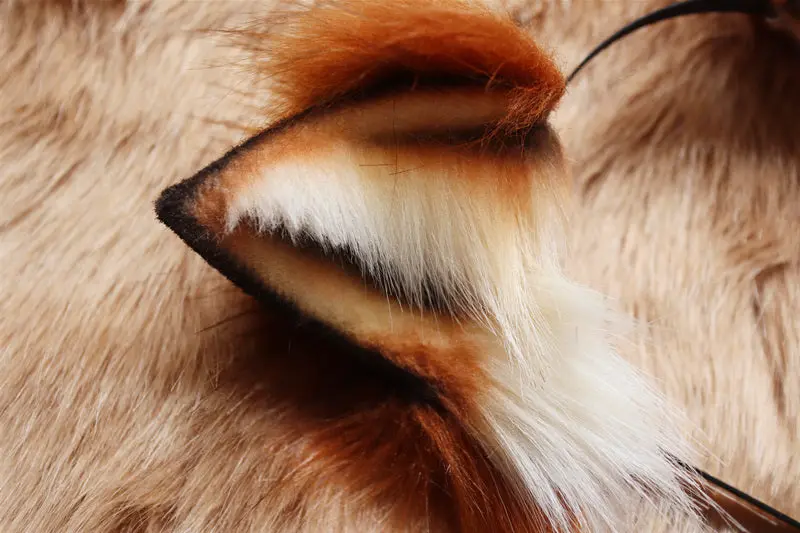 【Fox】Handmade Animal Ear Headband - Image 3