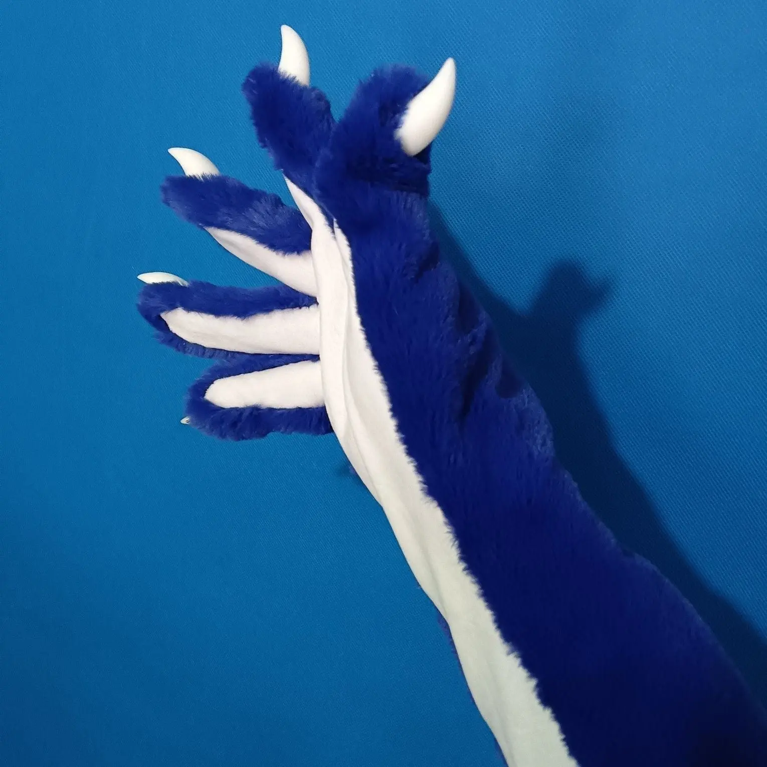 furry colorful furry kig claw gloves cat girl - Image 3