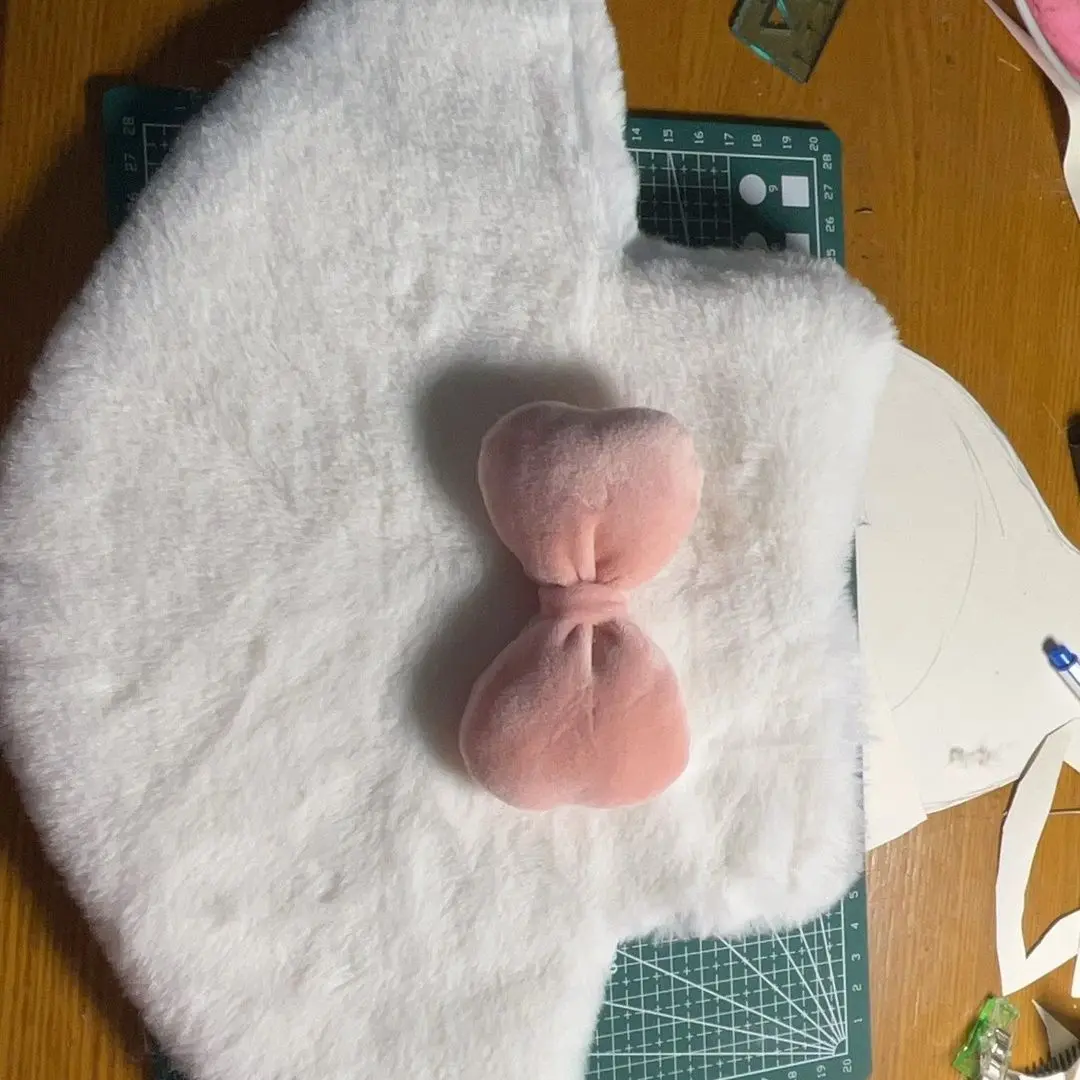 Furry neck fur kig series furry collar cute pink plush - Image 4