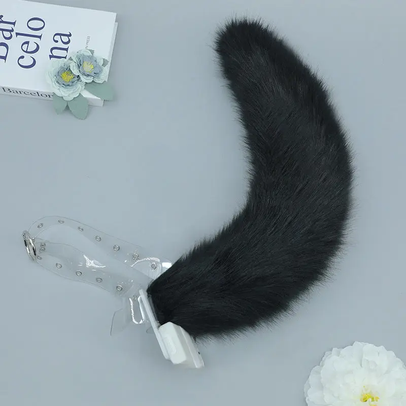 Fursuit automatic pure white tail cat ears - Image 6