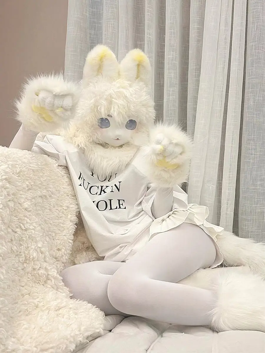 Fursuit base layer jumpsuit spandex turtleneck solid color kig series - Image 3