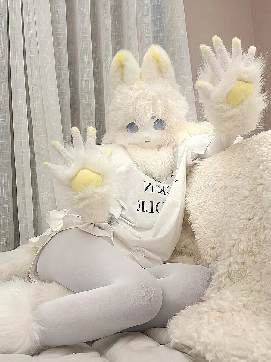 Fursuit base layer jumpsuit spandex turtleneck solid color kig series - Image 5