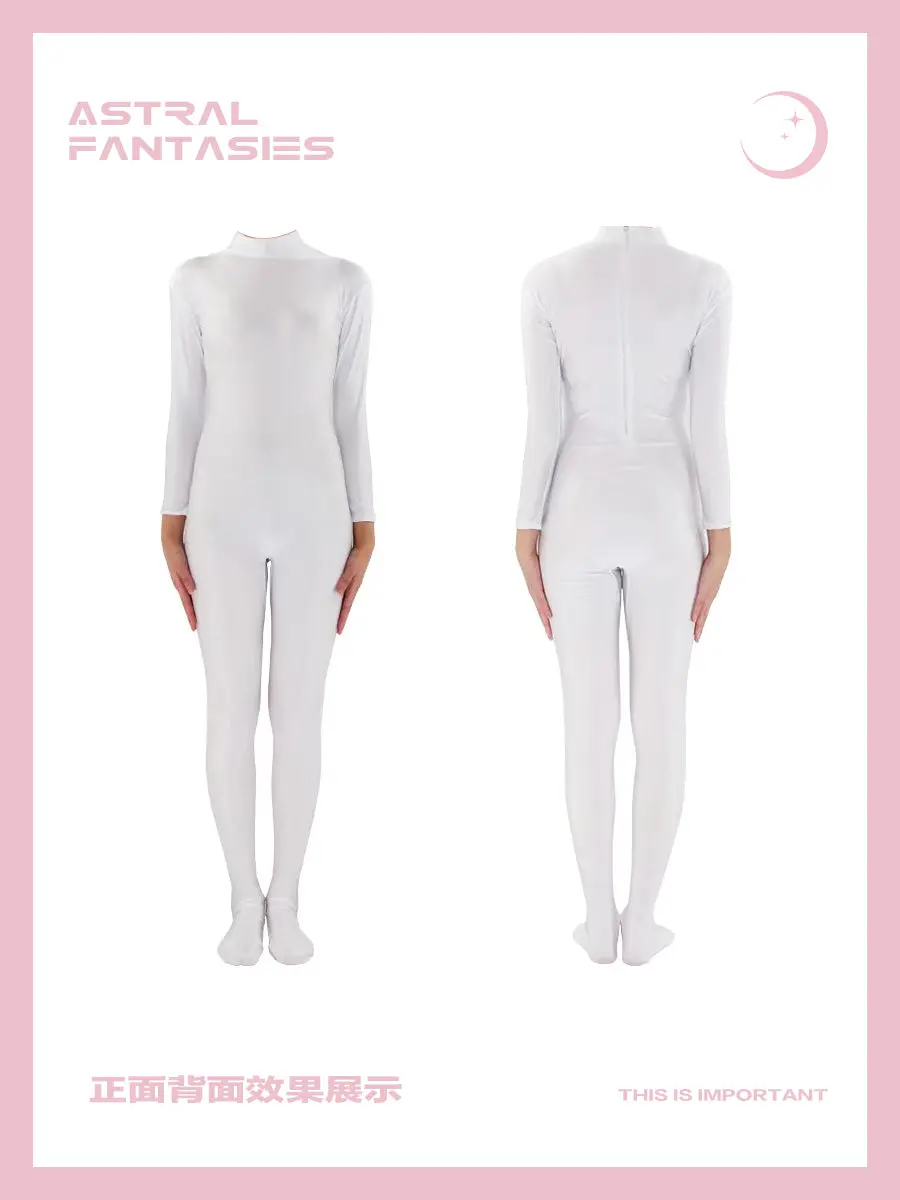 Fursuit base layer jumpsuit spandex turtleneck solid color kig series - Image 6
