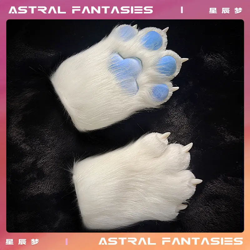 Fursuit Claw Gloves Plush Cute Women's Ready-made Products - Image 5