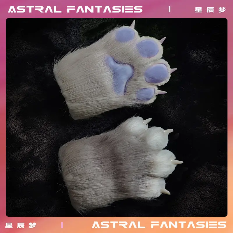 Fursuit Claw Gloves Plush Cute Women's Ready-made Products - Image 7