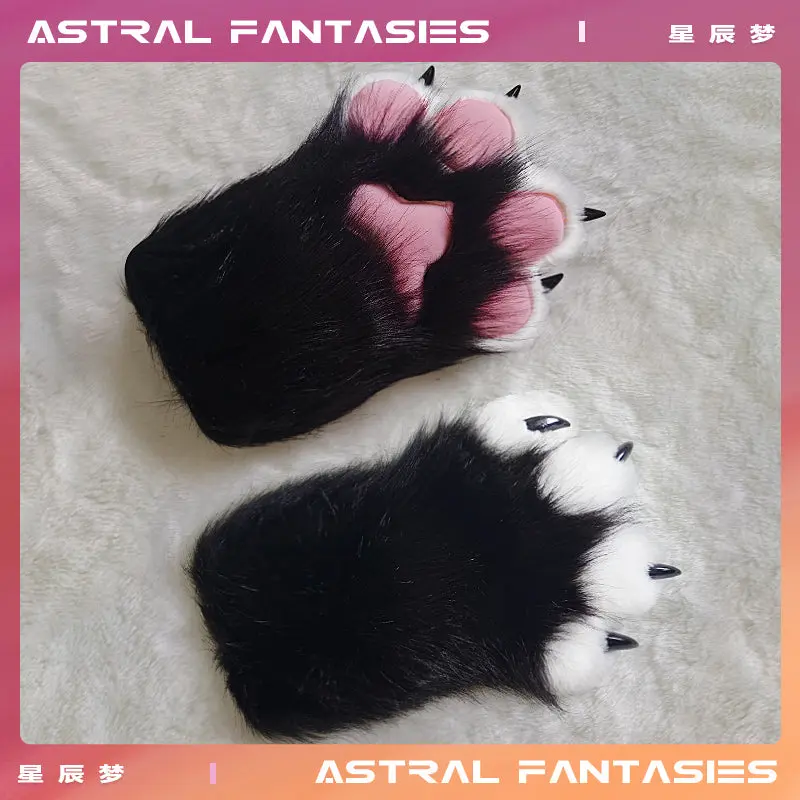 Fursuit Claw Gloves Plush Cute Women's Ready-made Products - Image 8