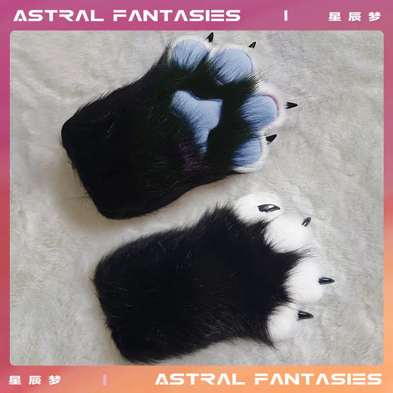 Fursuit Claw Gloves Plush Cute Women's Ready-made Products - Image 9