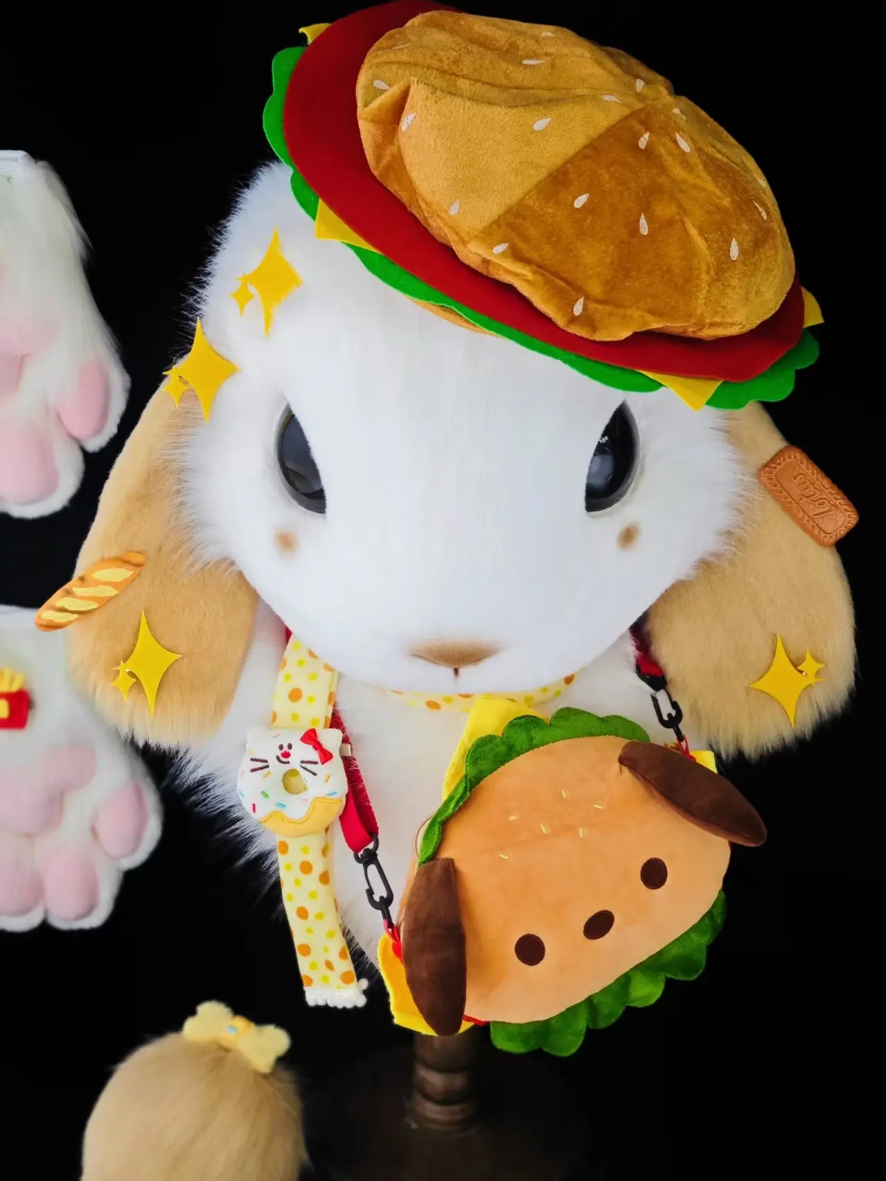 Hamburg Bunny Kemono Fursuit Head (Gift Handpaws+Tail) - Image 4