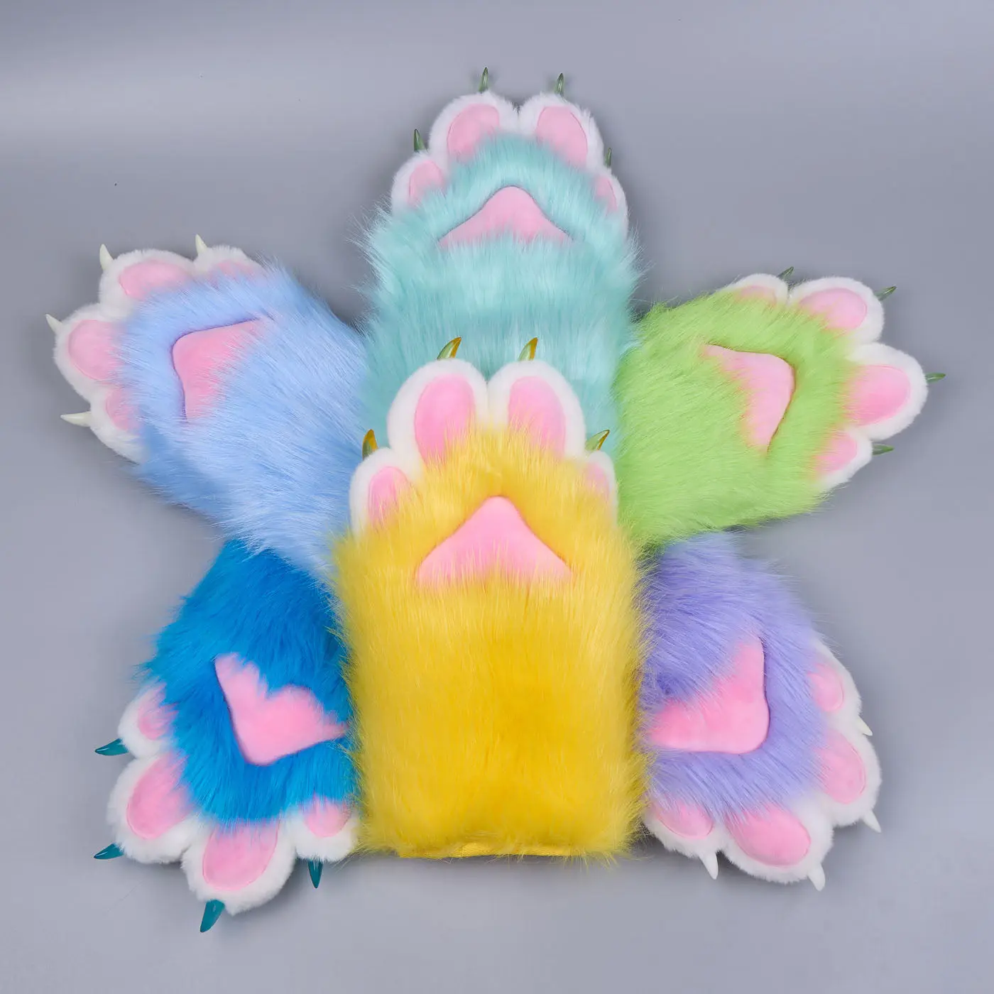 Hand-made 22-color 4-finger claw fursuit claws - Image 4