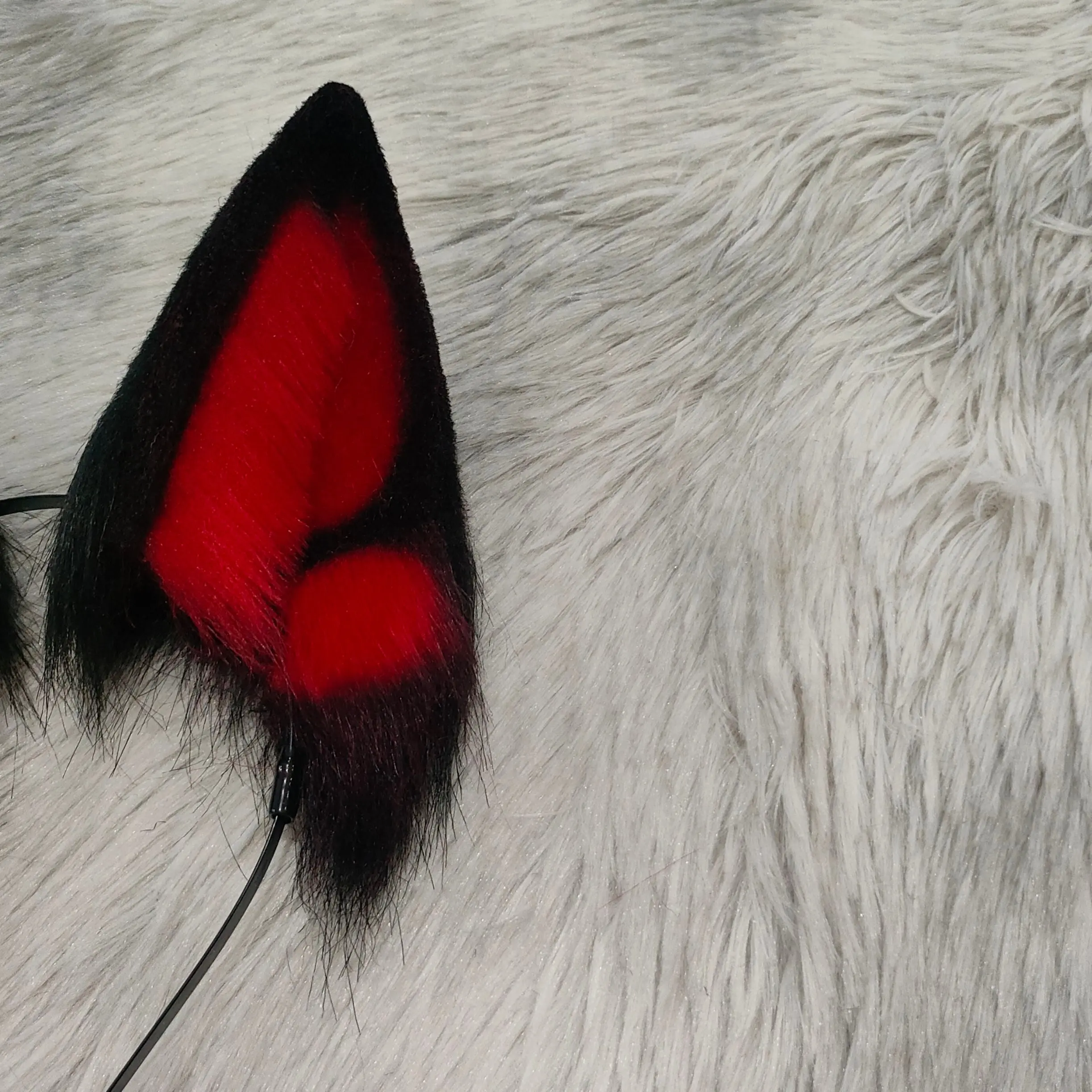 Handmade cosplay German Shepherd Hellhound ears and tail - Image 6