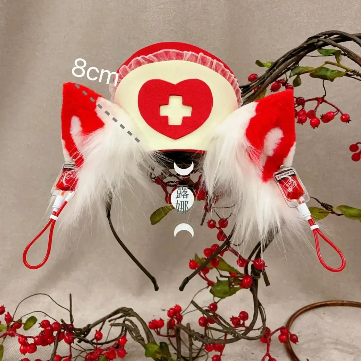 Handmade ears and tail beast claws cosplay pumpkin devil Halloween - Image 10