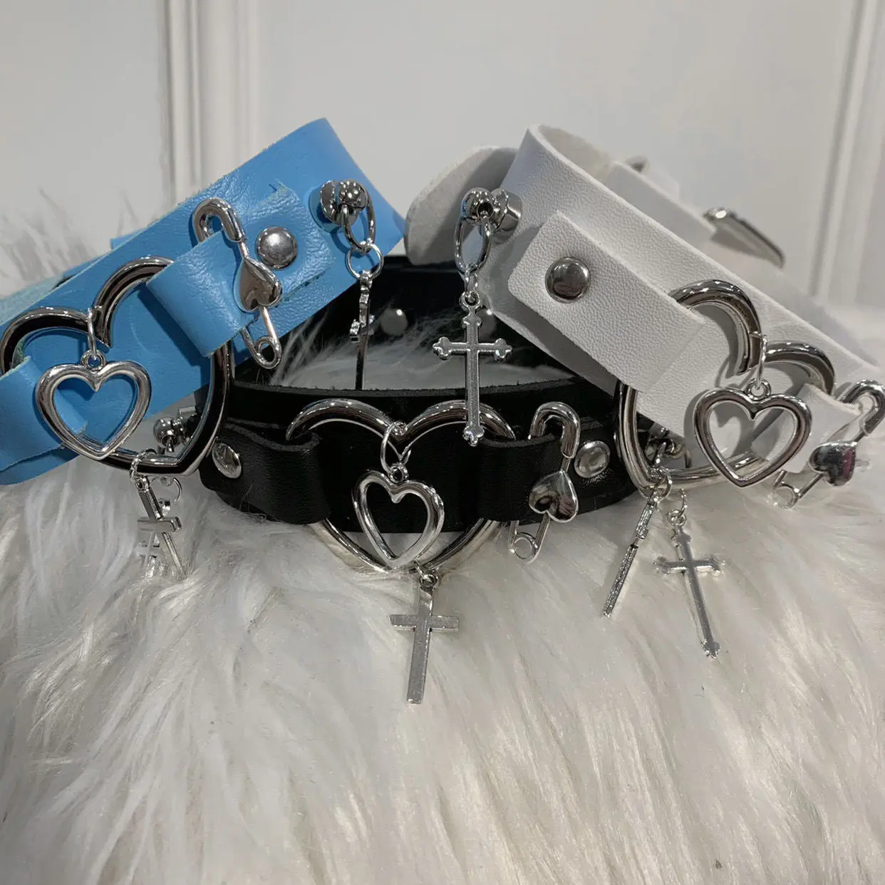 Heavy Metal Subculture Hot Girl Necklace Collar - Image 3