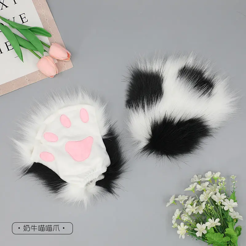 Japanese cute plush cat girl claws - Image 6