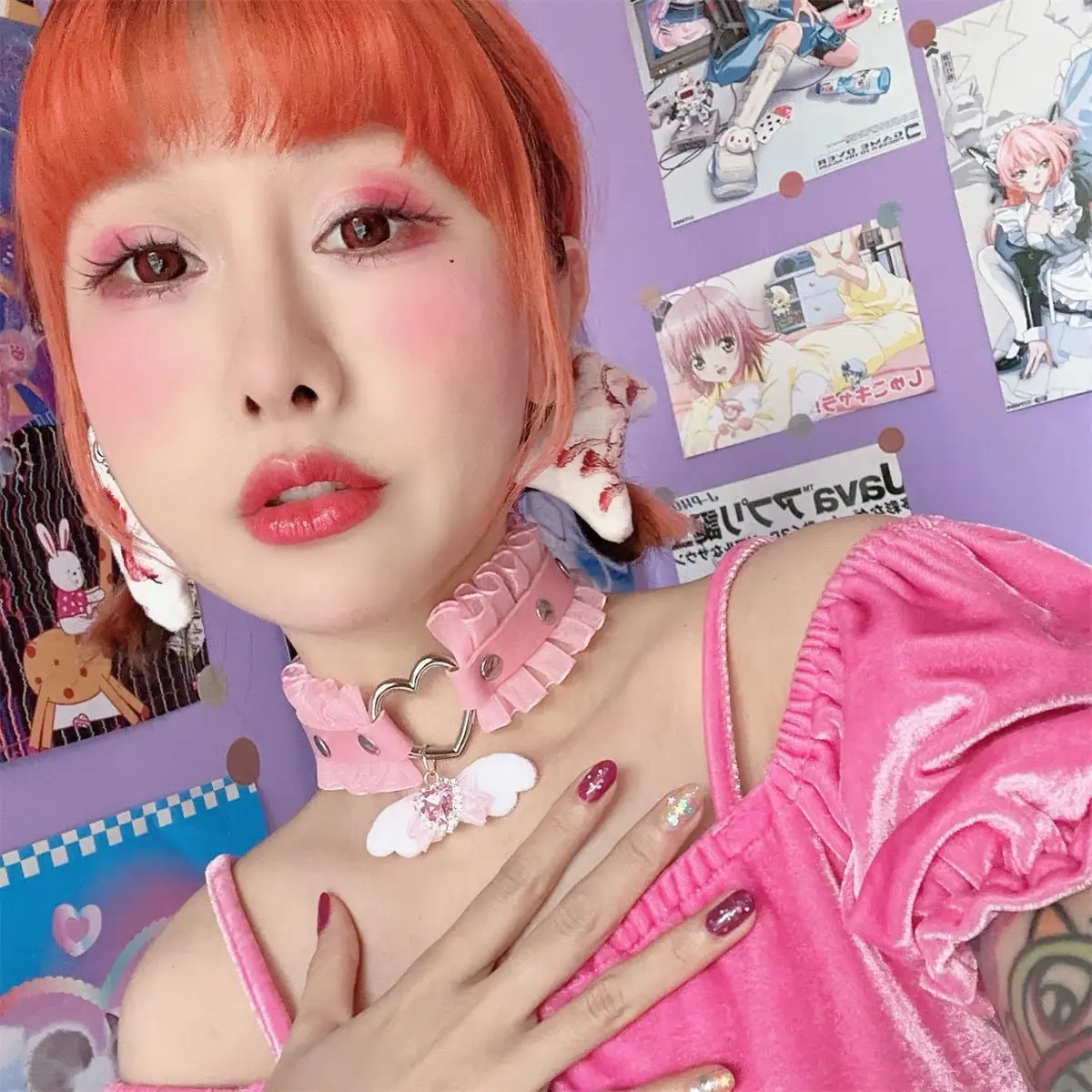 Japanese Harajuku INS landmine subculture necklace - Image 3