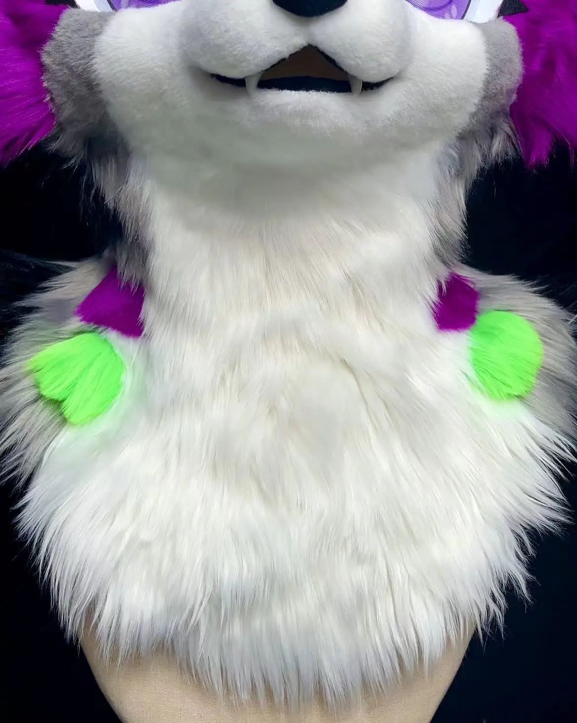 Neon Fox Kemono Head Fursuit - Image 4