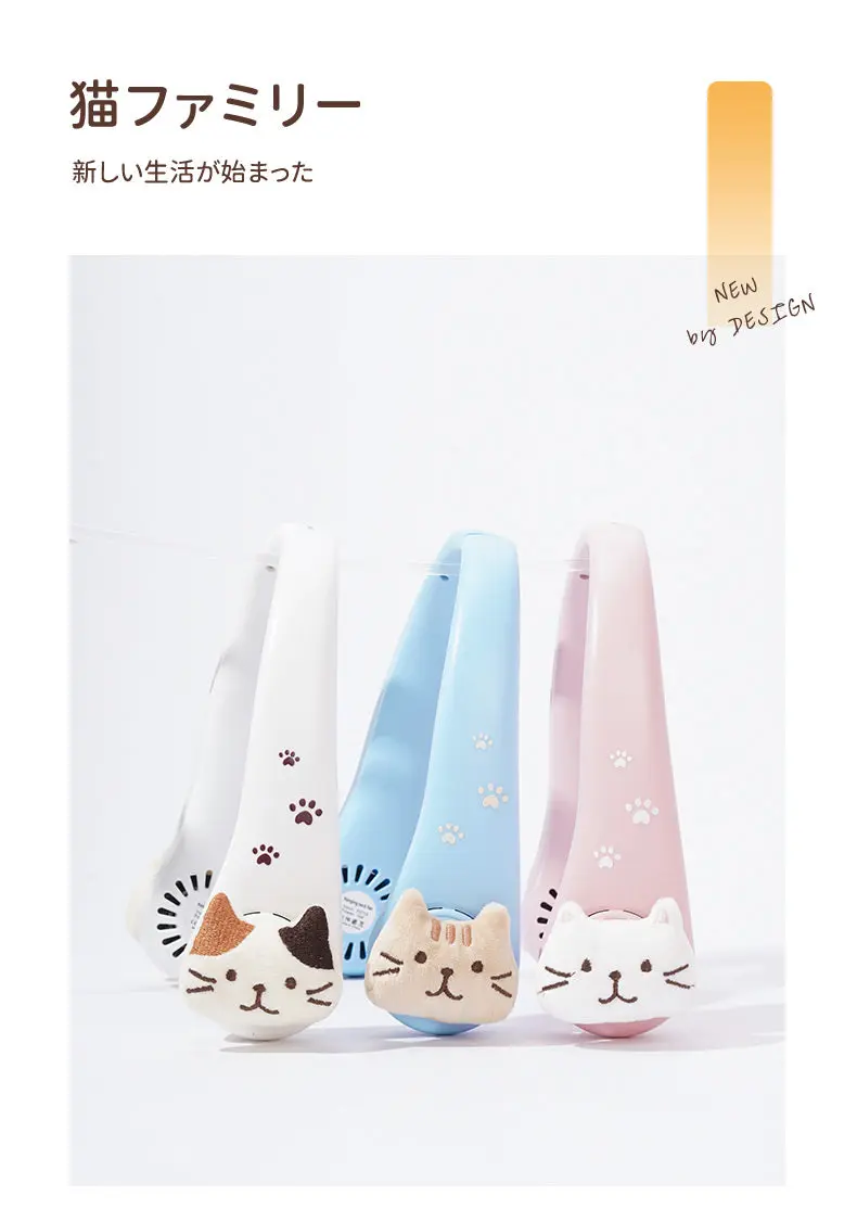 New style small fan for three-color cat hanging neck - Image 3