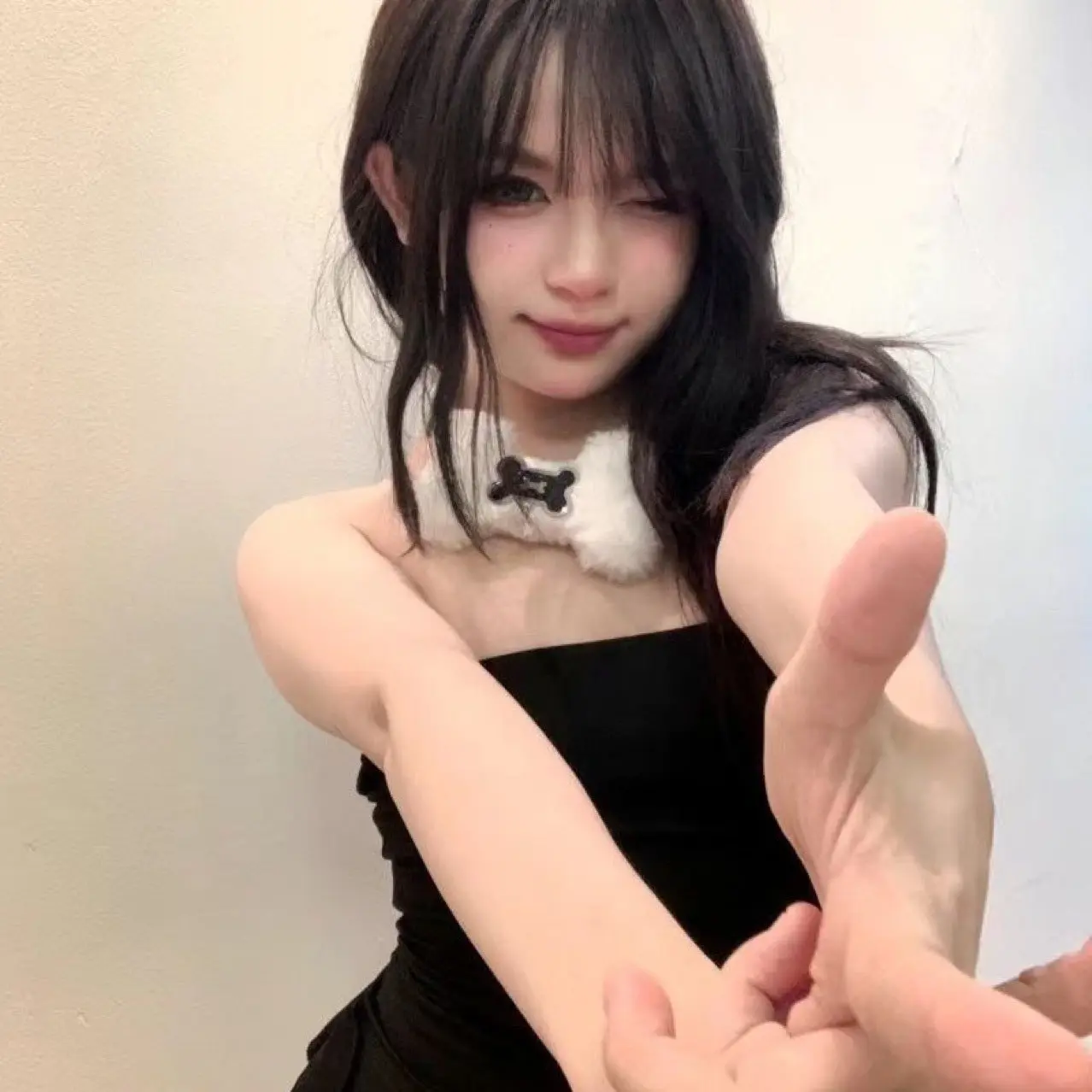 Original subculture bone band flash punk goth - Image 3