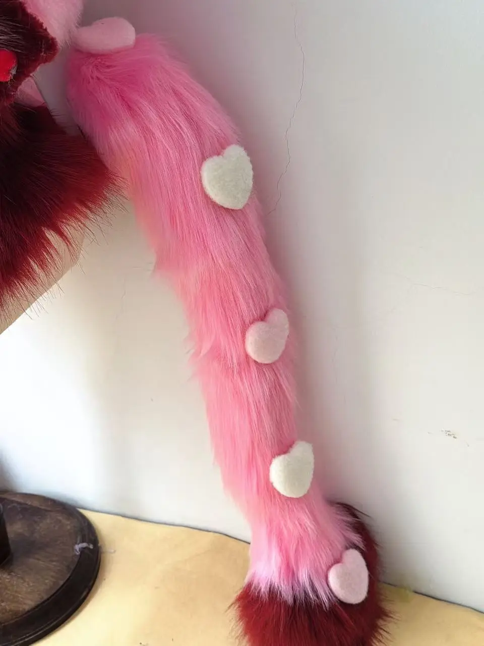 Red Cross Puppy Kemono Head Fursuit (Gift Handpaws+Tail) - Image 7