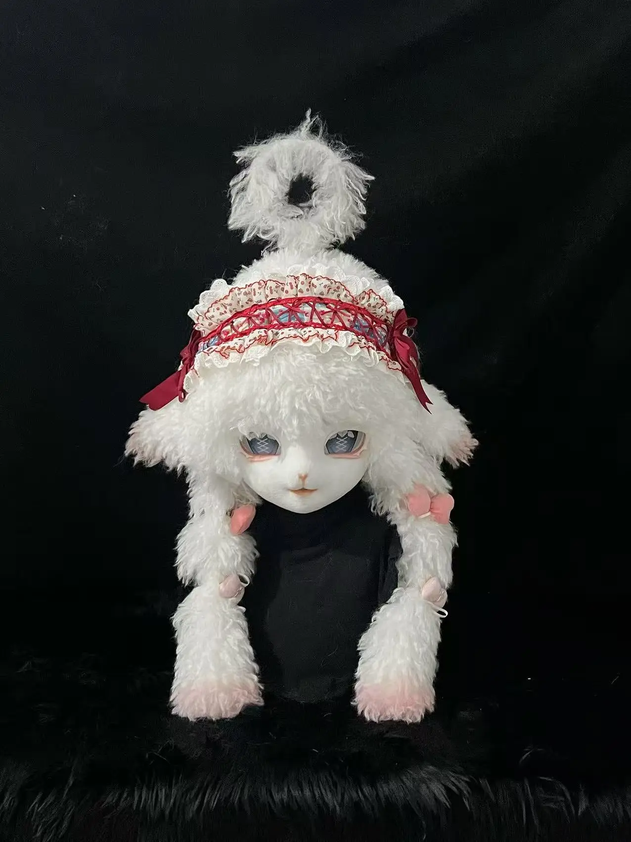 <Sale Collection> Fox Wolf Kitten Kig Head Fursuit (Gift Handpaws+Tail) - Image 10