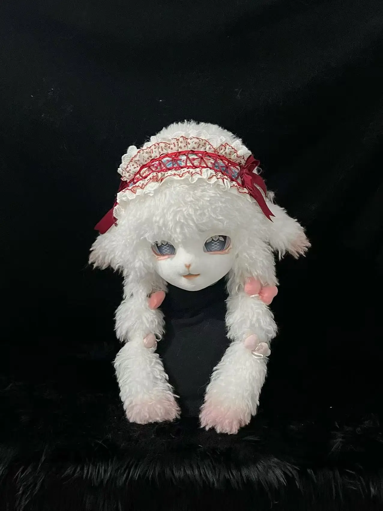 <Sale Collection> Fox Wolf Kitten Kig Head Fursuit (Gift Handpaws+Tail) - Image 4