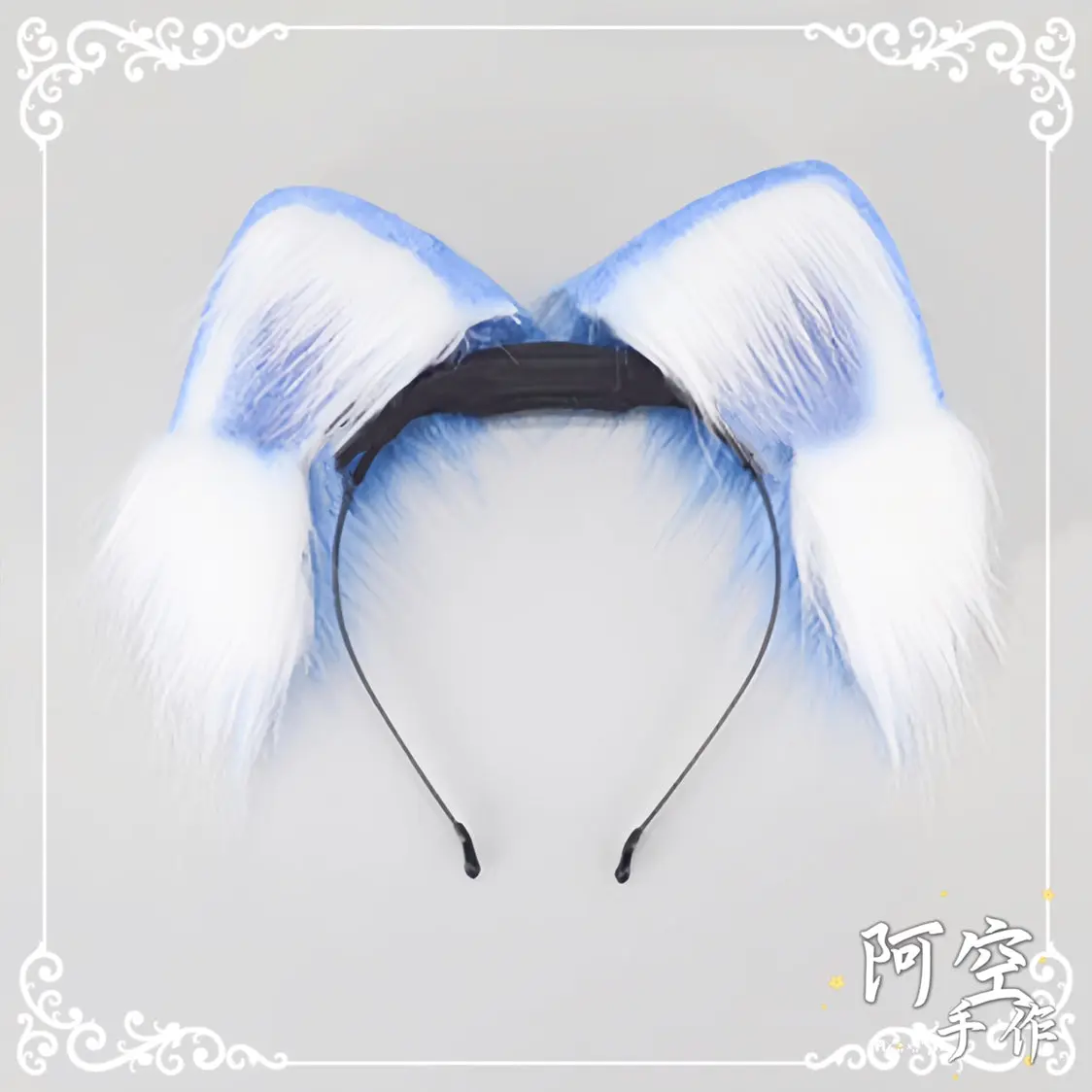 Simulated animal ears electric movable cat ears wolf fox ear headband rechargeable - Image 3