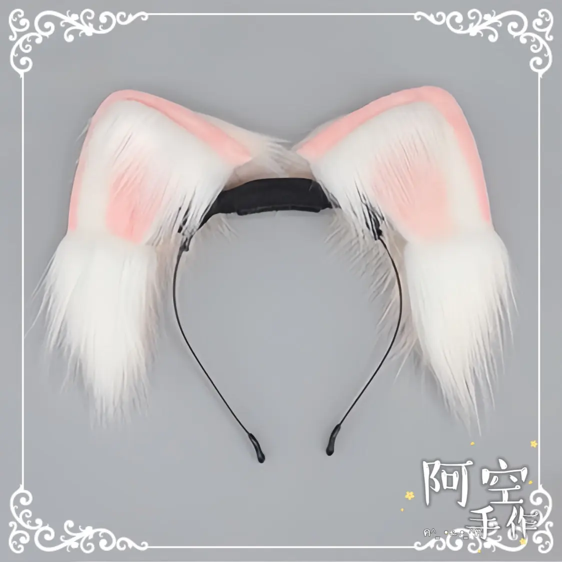Simulated animal ears electric movable cat ears wolf fox ear headband rechargeable - Image 5