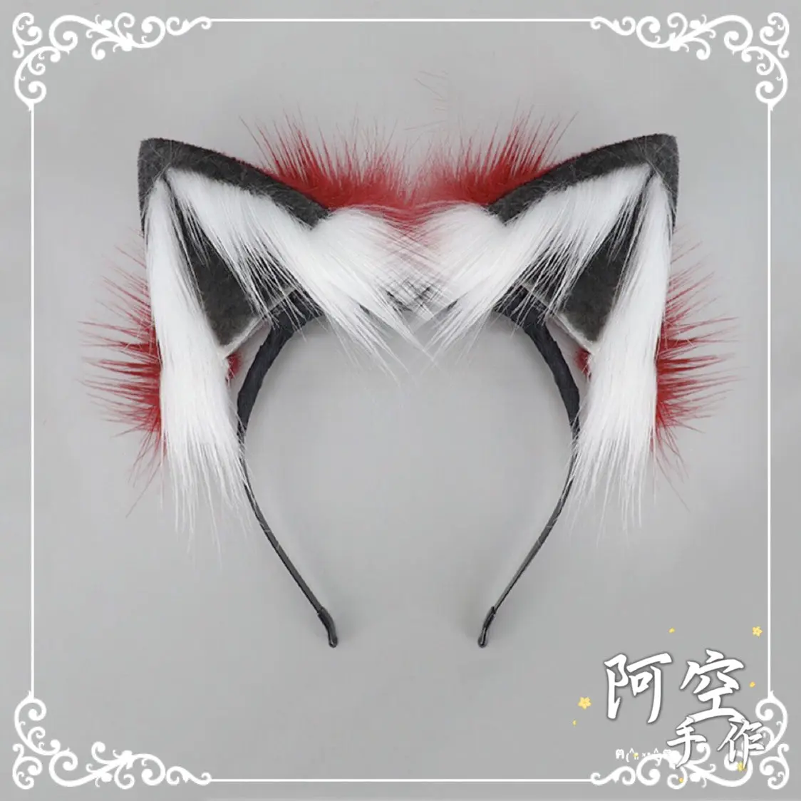 Simulated animal ears electric movable cat ears wolf fox ear headband rechargeable - Image 7