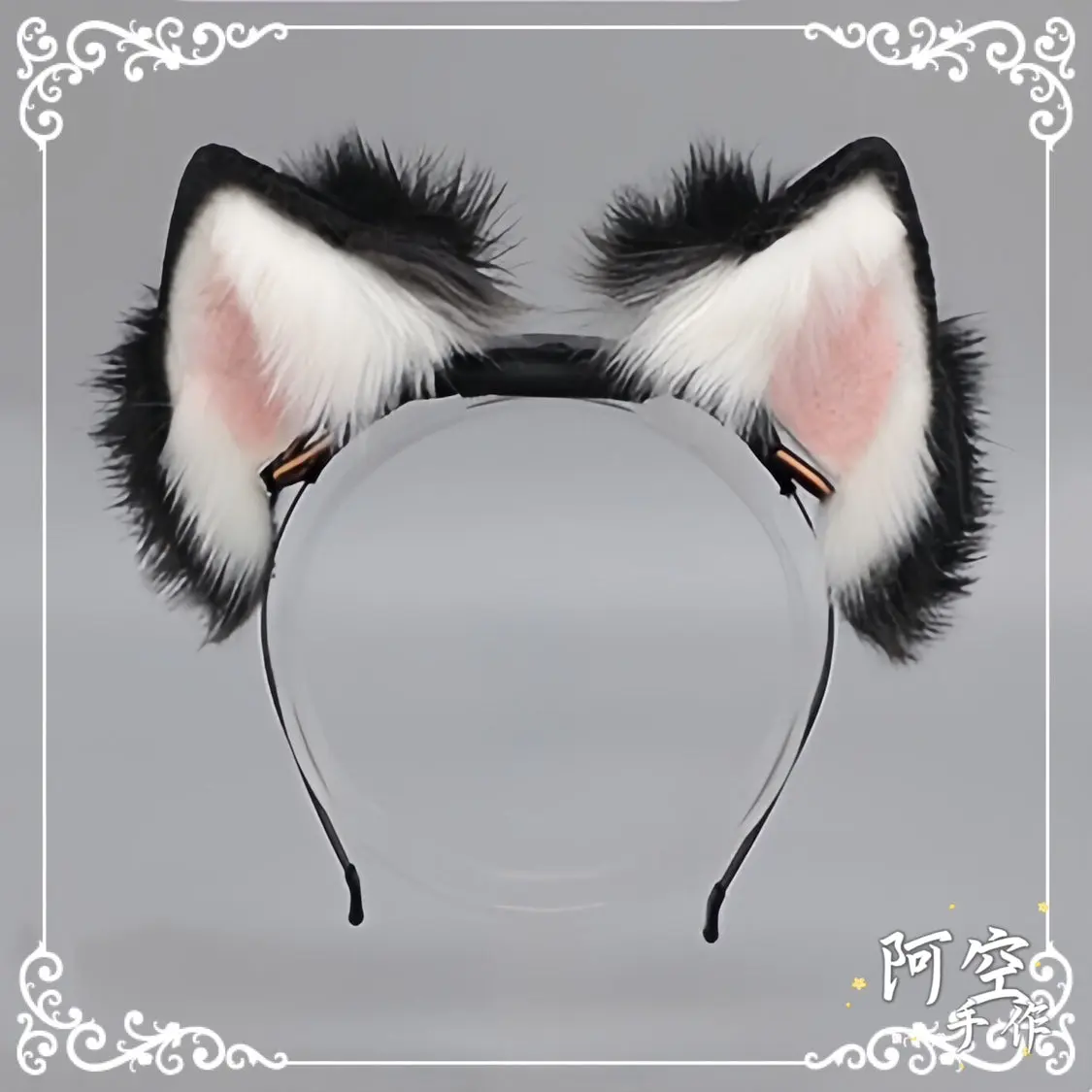 Simulated animal ears electric movable cat ears wolf fox ear headband rechargeable - Image 5