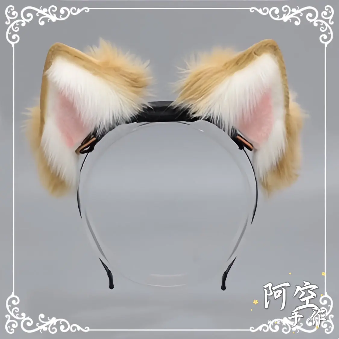 Simulated animal ears electric movable cat ears wolf fox ear headband rechargeable - Image 6