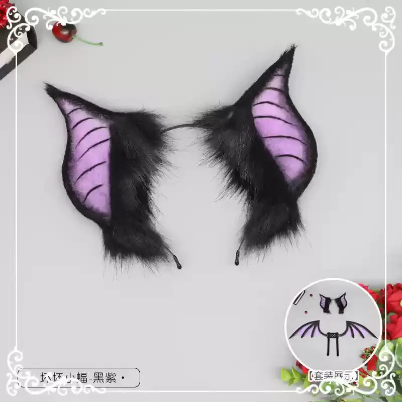 Simulation animal ears animal tail devil bat animal ears - Image 4