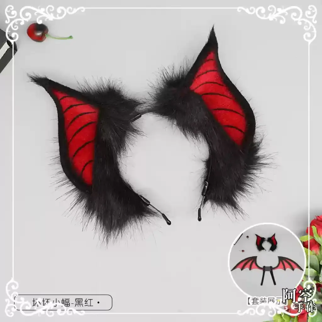 Simulation animal ears animal tail devil bat animal ears - Image 6