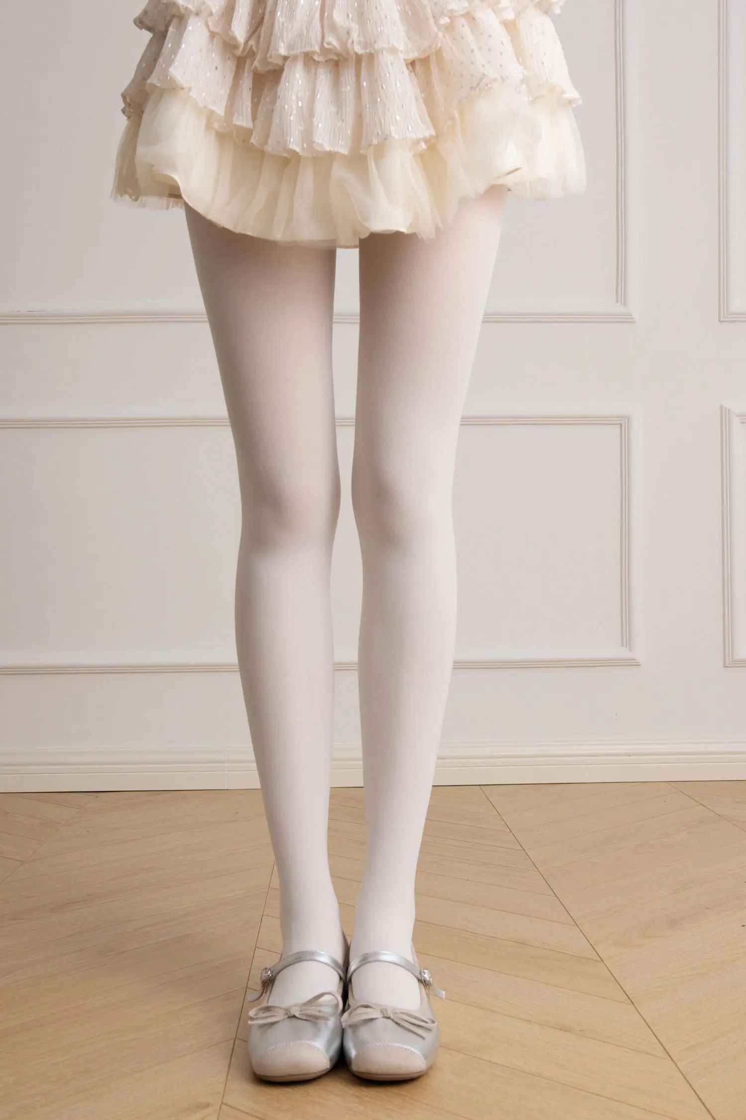 Velvet stockings JK girl white silk stockings - Image 6