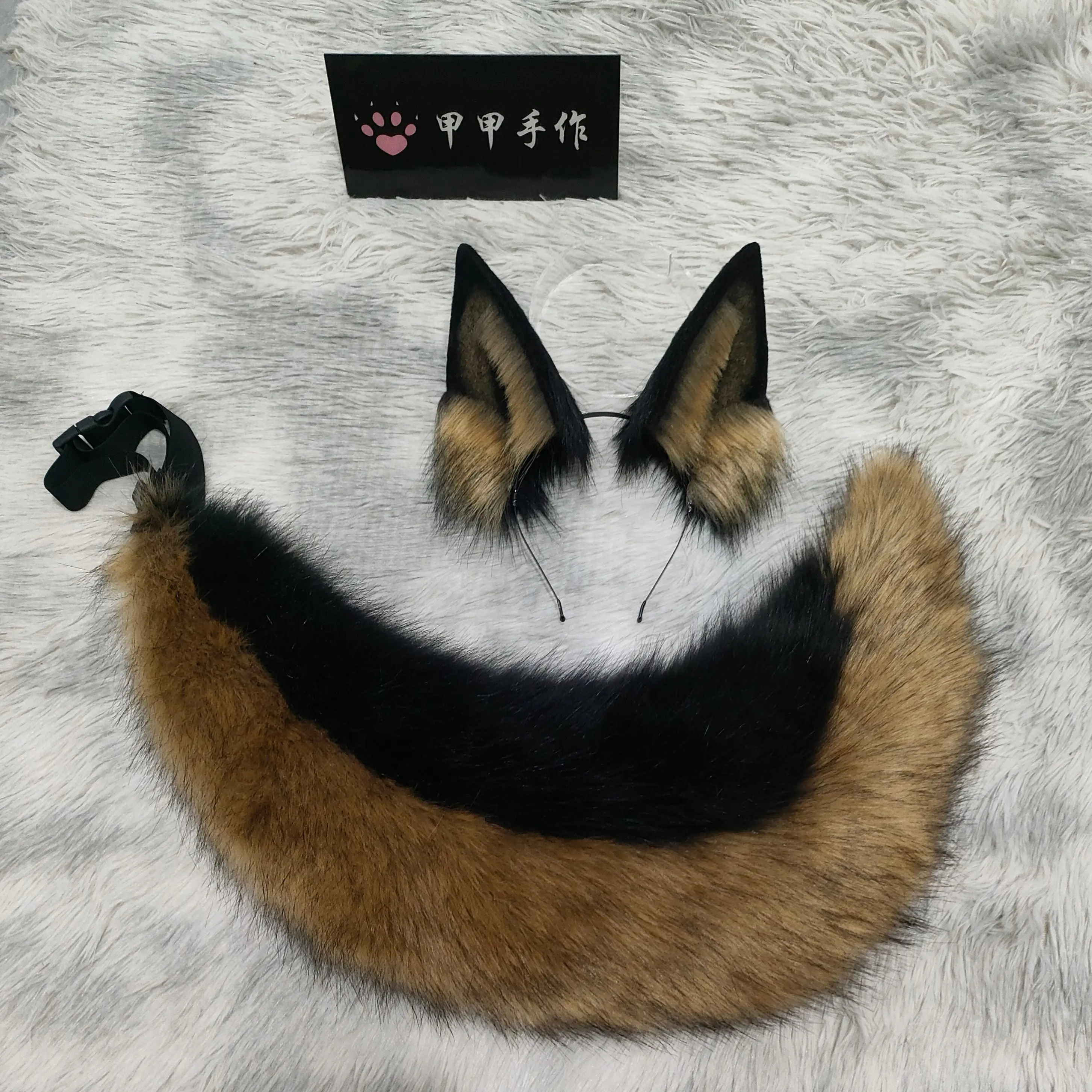 Wolf ears and wolf tail cosplay headband - Image 6